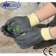 NMSAFETY anti coupe et l&#39;utilisation du feu sans revêtement arrière permet de garder les gants anti-coupure kv main sèche